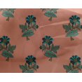 thumbnail image 4 of oneOone Georgette Viscose Fabric Leaves & Floral Block Print Fabric BTY 42 Inch Wide, 4 of 4