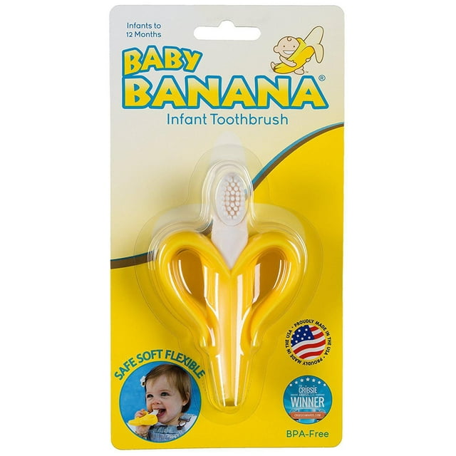 Baby Banana Infant Toothbrush Teether