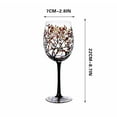thumbnail image 2 of Hand Painted Wine Glass under $5! kkbbma Hand Painted Wine Glass Tree Design Seasonal Artisan Crafted Stemware 500ml Capacity for Birthday Wedding Anniversary Valentine Gift Idea, 2 of 4