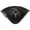 Black with Feather, variant on Skull Wings Tricorne Pirate Hat Punk Colonial Style Party Hat 56-58cm