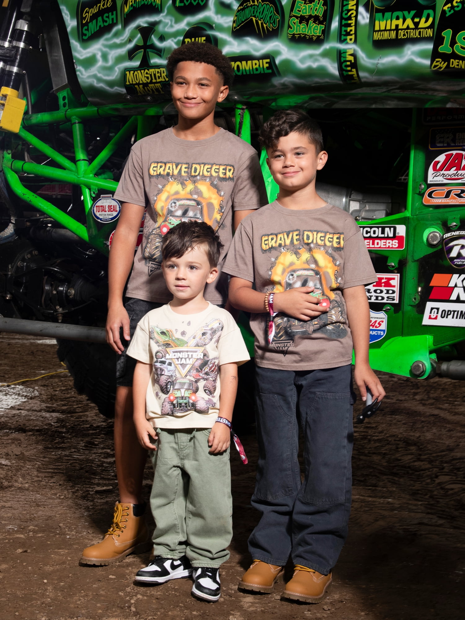 Monster Jam Toddler Graphic Crewneck Tee with Short Sleeves, Sizes 12M-5T