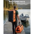 thumbnail image 5 of Gonex 90L Waterproof Dry Duffel Bag, 3-in-1 Convertible Large Backpack - Heavy Duty Travel Gear Hauler with Reinforced Thickened Bottom for Kayaking Paddleboarding Boating Rafting Fishing, 5 of 7