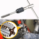 thumbnail image 4 of Machuelos Con Maneral Brocas Para Rosca Roscador M3 - M8 5 pzs, Plata, 4 of 5