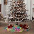 thumbnail image 4 of Fotbe Colorful Dinosaur Pattern Christmas Tree Skirt, Tree Skirts Plush Christmas Decorations, Christmas Tree Skirts Xmas Decorations Holiday Party Decor-30", 4 of 6