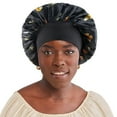 thumbnail image 2 of Yoyauz Satin Hat Sleep Hair Cap - Silk Hat, Suitable For Various Hairstyles, Equipped With Elastic Soft Band For Hair Care, 2 of 5