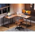 thumbnail image 6 of YANGLI 51" L-Shaped Gaming Desk, Corner Gaming Table, Sturdy, Rustic Brown, 6 of 6