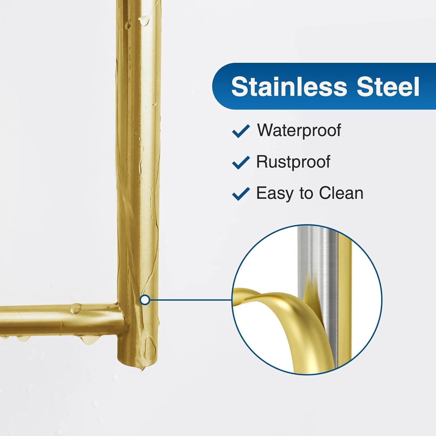 Paper Towel Holder - Self-Adhesive or Drilling, Brushed Nickel, Wall Mounted, SUS304 Stainless Steel Kitchen Roll Dispenser Under Cabinet