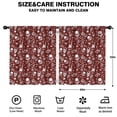 thumbnail image 2 of Blackout Kids Curtains,Red Skull Guitar Music Pattern Childrens Insulated Curtains Set Of 2,Bedroom Essentials,Toddler Room Decor 52"x63", 2 of 5