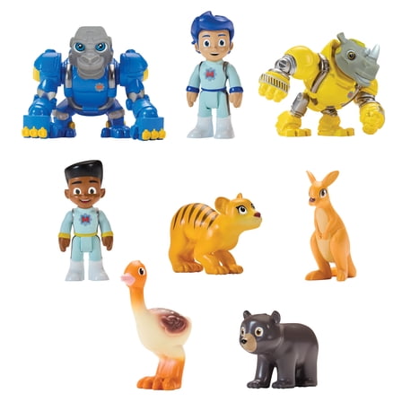Team Mekbots: Animal Rescue Mini Figure Adventure Set by Playmates Toys