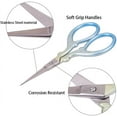 thumbnail image 4 of HLONK 2Inch Stainless Steel Scissors Silver Sewing Embroidery Scissors Small Precision Detail Scissors Vintage Shears Sharp Cutter for Fabric Paper Cutting Craft Art Work DIY Tool DIY, 4 of 9