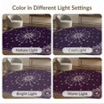 thumbnail image 7 of ODIKA 8'x10' Washable Area Rug Abstract Starburst Boho Center Swirl Ombre Gradient Watercolor Purple Flowing for Dining Room, Large Office, Lounge, Non-Slip Chair-Friendly Mat, 7 of 7