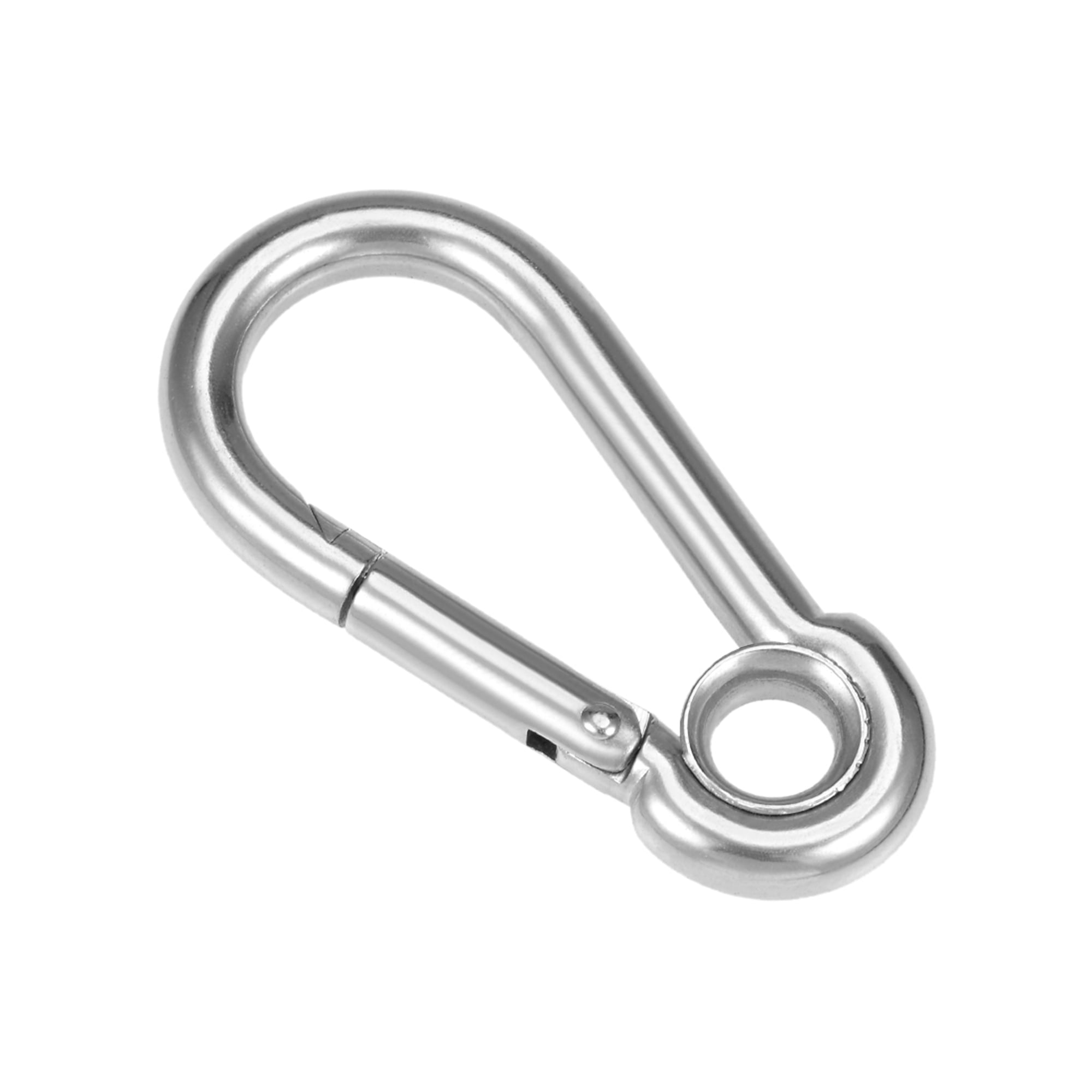 Carabiner Snap Hook, 2.71 Inch 69mm 304 Stainless Steel Keychain
