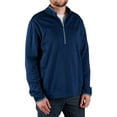 thumbnail image 3 of (2 pack) Realtree Men's Fleece Quarter Zip Pullover Sweatshirt in Blue, Sizes S-2XL, 3 of 7