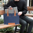 thumbnail image 2 of LEEYNEER 17 inch Laptop Briefcase Water-Resistant Bag Portable Carrying Protector with Sturdy Handle and Zipper Multi-pocket Waterproof Computer Bag Slim Briefcase for Men Women, 2 of 6