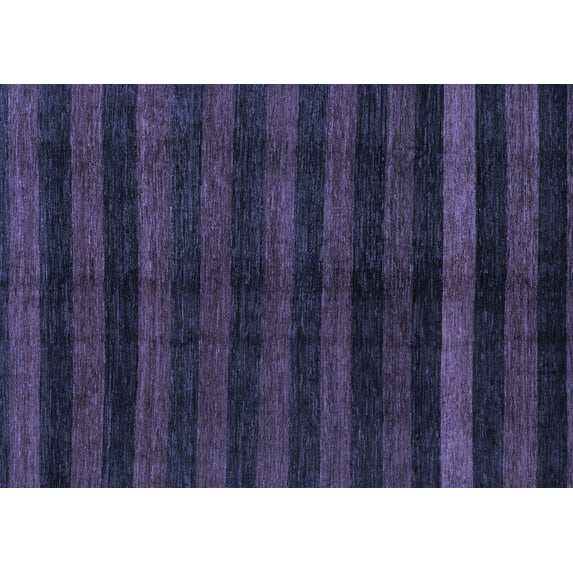 Ahgly Company Indoor Rectangle Abstract Blue Modern Area Rugs, 3' x 5'