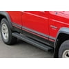 APS Running Boards 4 inches Matte Black Compatible with Jeep Cherokee 1984-2000 4-Door (Side Steps Side Bars)