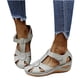 thumbnail image 3 of Moda Mujer Slide Hollow Out Sandalias cómodas Slope Heel Beach Casual Shoes Wmkox8yii  sa584, 3 of 9