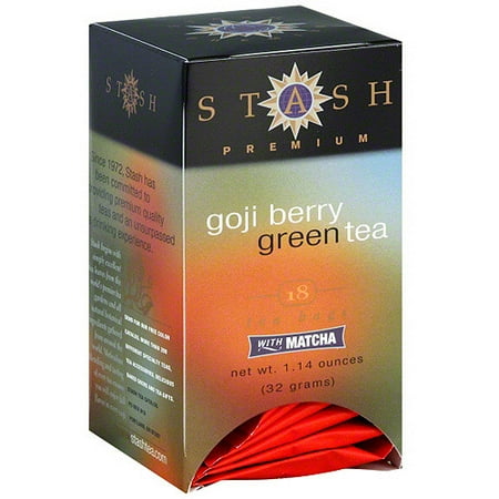 Stash Goji Berry Green Tea With Matcha, 18ct (Pack of 6)