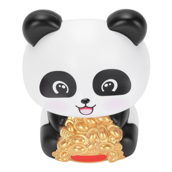 Figurine de Panda à Énergie Solaire, Décoration de Tableau de Bord de Voiture pour Intérieur de Voiture