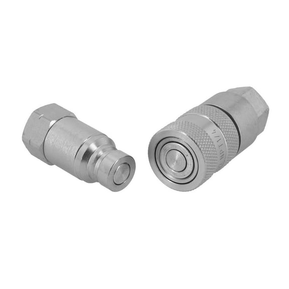 1X Flat Face Hydraulic Quick Release Connectors Couplings With No Spillage#