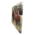 thumbnail image 3 of Rustique Western Chevaux en Course Troupeau Impression sur Toile Encadrée 31 Pouces X 21 Pouces Art Mural, 3 of 5