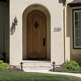 thumbnail image 6 of Hillman Group 843206 5 in. Brass Elevated Distinctions Zinc Die-Cast Floating Mount House Number - 6 -  3 Piece, 6 of 7