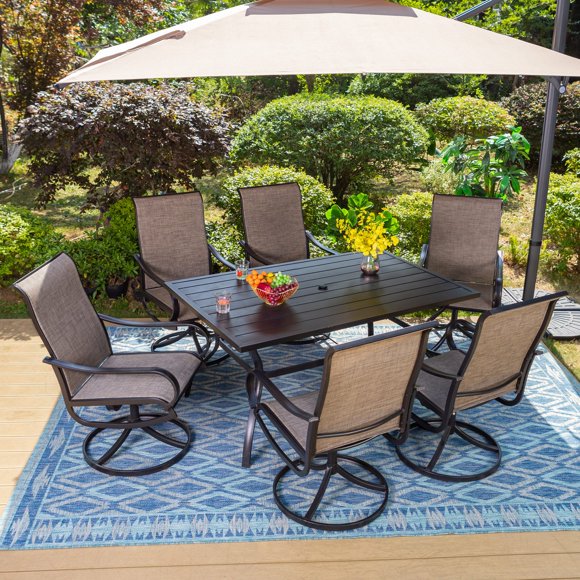 7 Piece Patio Dining Set in Patio Dining Sets