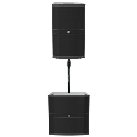 Mackie DRM212-P 1600w 12" DJ PA Speaker+18" Passive Subwoofer+Air Assist Mount
