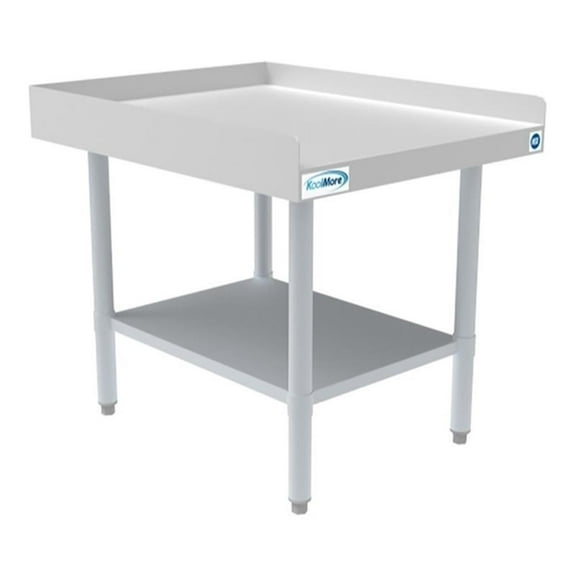30" x 24" 16-Gauge Stainless Steel Equipment Stand with Galvanized Undershelf EQT-163024.