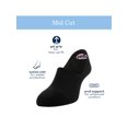 thumbnail image 2 of PEDS Women's Mid Cut Cushion Heel and Toe Liner Socks, 6 Pairs, 2 of 6