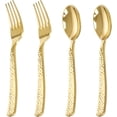 thumbnail image 2 of 400PCS Black Plastic Spoons and Forks Disposable - Black Plastic Silverware Set Disposable Cutlery - 200 Forks, 200 Spoons for New Year/Wedding, 2 of 4
