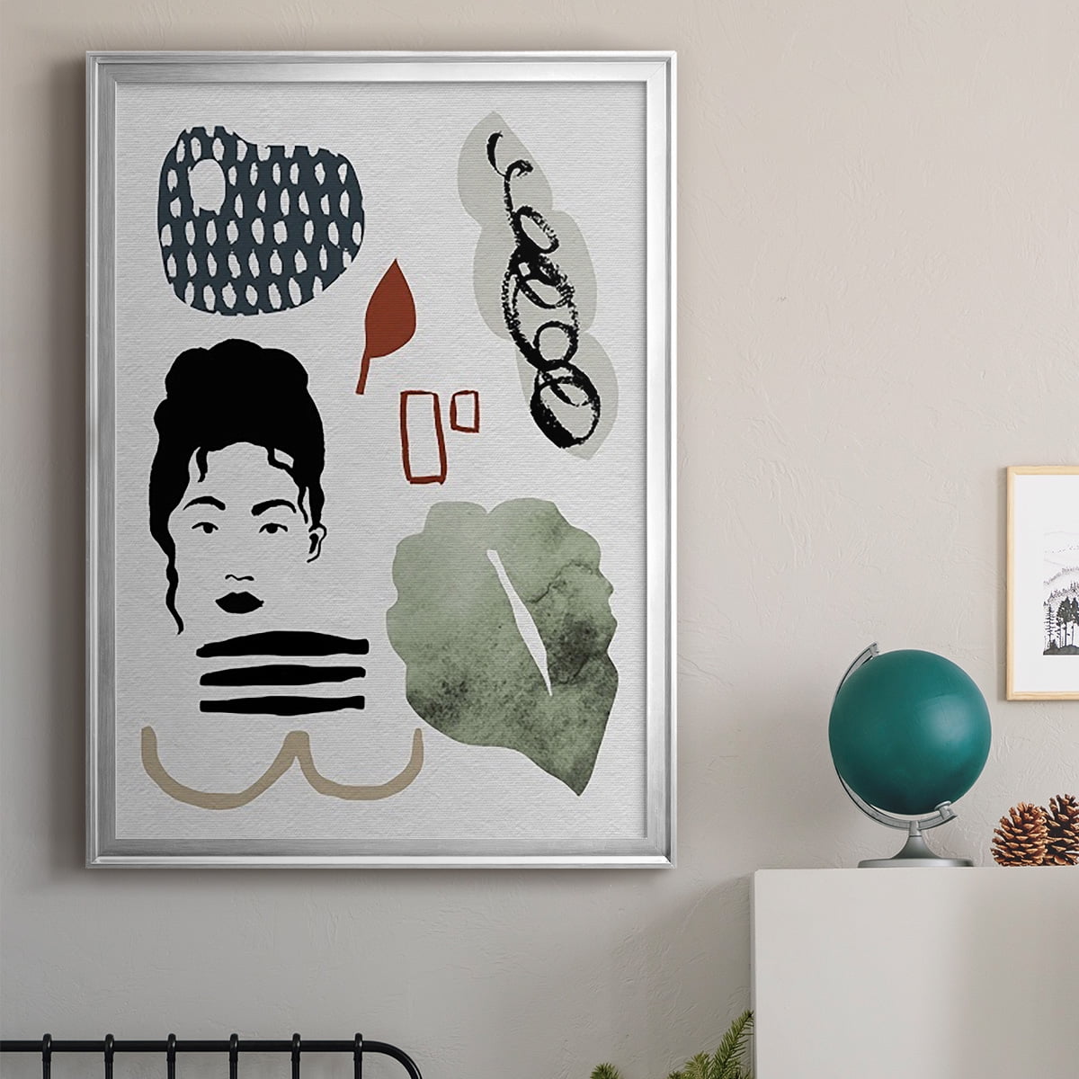Collected Mindfulness I Premium Framed Print, in Gold, Black, or Silver - Ready to Hang