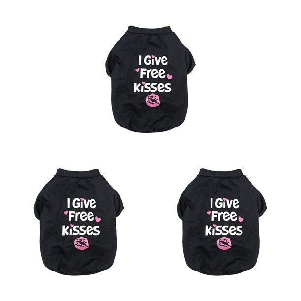 Methold Ropa para mascotas Abrigos para mascotas Algodón Acogedor Fácil Adorable Llamativo Perros Camisas Cachorro Jersey Letras Chaleco para perros Type1 NO1 Methold CBP388481