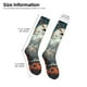thumbnail image 2 of Fotbe Moon Flower White Owl Calcetas Divertidas Estampadas para Hombre y Mujer, Calcetas de Algodón hasta la Rodilla para Caminar, Correr, Enfermería y Embarazo, 2 of 6