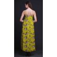 thumbnail image 3 of Bimba Robe Longue Chic Imprimée pour Femmes avec Oiseaux, Style Bohème, Maxi d'Été, Tenue de Plage - Petit, 3 of 6