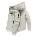 thumbnail image 3 of Chaqueta con capucha estampada para hombre, chaqueta informal de negocios de alta calidad, a la moda, sencilla, adecuada para correr y pescar al aire libre, primavera y otoño, novedad, 3 of 5