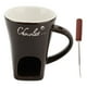thumbnail image 2 of Taza de Fondue para Derretir Chocolate, Mini Olla de Cerámica para Fondue, Suministros para Derretir Con Tenedor para queso, chocolate, mantecilla y caramelo, 2 of 7