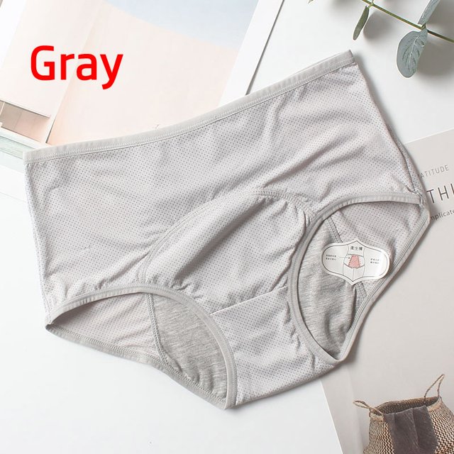 Bragas para el período menstrual a prueba de fugas, ropa interior para mujer, calzoncillos antibacterianos fisiológicos, ropa interior para el período para mujer a prueba de fugas Tan Jianjun unisex