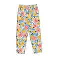 thumbnail image 4 of Junzan Watercolor Wildflowers Women'S Pajama Pants Drawstring Comfy Sleep Bottoms With Pockets, 4 of 9