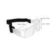 thumbnail image 7 of BESTYASH Clear Sports Safety Glasses with Impact-Resistant Lenses for Basketball, Soccer, Running, and Outdoor Sports, 7 of 7