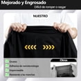 thumbnail image 3 of Mantel Rectangular Desechables para Fiestas 12pcs,137x274cm Mantel de PEVA Impermeable para Mesa Rectangular - Ideal para Bodas,Cumpleaños, Mesas de Banquetes Rectangulares (Negro), 3 of 4