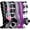 Multi-color04, variant on CALHNNA Compression Socks for Men & Women, 6 Pairs, L-XL