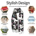 thumbnail image 6 of Shawl Wraps for Women - Artistic Poodle Dog Multicolor Oversized Fall Winter Fashion Blanket Scarf for Women, 6 of 6
