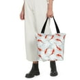 thumbnail image 5 of Rocae Koi Fish Corals,Spring Summer for Shoulder Bags for Women Tote Bag for Women with Zipper Closure, 5 of 6