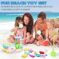 thumbnail image 4 of Beach Toy Set Upgraded Sand Castle Toys With Dolphin Hourglass Beach Cars Sand Tools Big Shovels Watering Can And Sand Covers Ideal Kids Beach Toys For Sandbox Play, 4 of 6