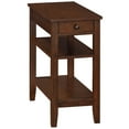 thumbnail image 1 of Convenience Concepts American Heritage Table d'Appoint avec Station de Recharge, Brun, 1 of 9