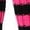 Hot Pink, variant on Yanyanz Compression Socks,Men'S Women'S Winter Striped Pattern Knitted Yarn Warm Boot Leg Guards Foot Pile Socks Wool Socks for Women Socks for Girls Clearance Wine One Size