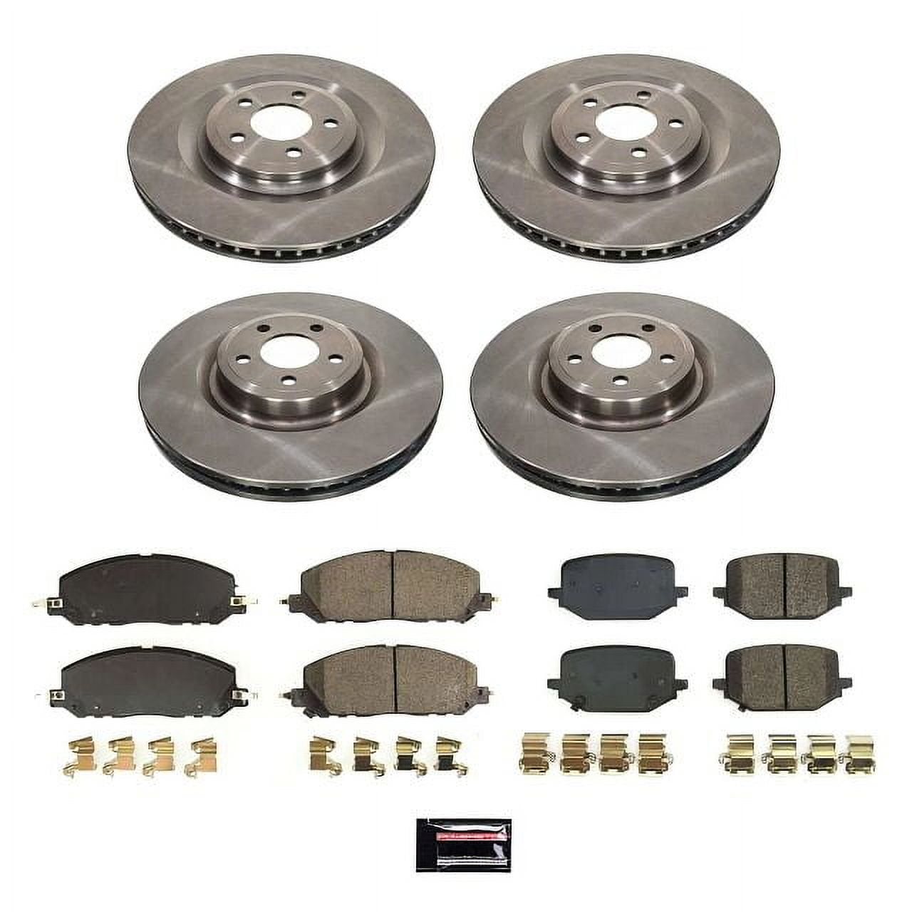 PowerStop Front and Rear Stock Replacement Brake Pad and Rotor Kit Fits: FORD LINCOLN Select Models KOE8694