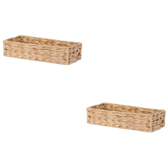 2 Pieces Bins Storage Baskets for Organizing Woven Toy Versatile