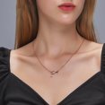 thumbnail image 3 of SPRING PARK Women Shiny Pendant Chain Wine Goblet Shape Love Heart Shape Necklace, 3 of 7